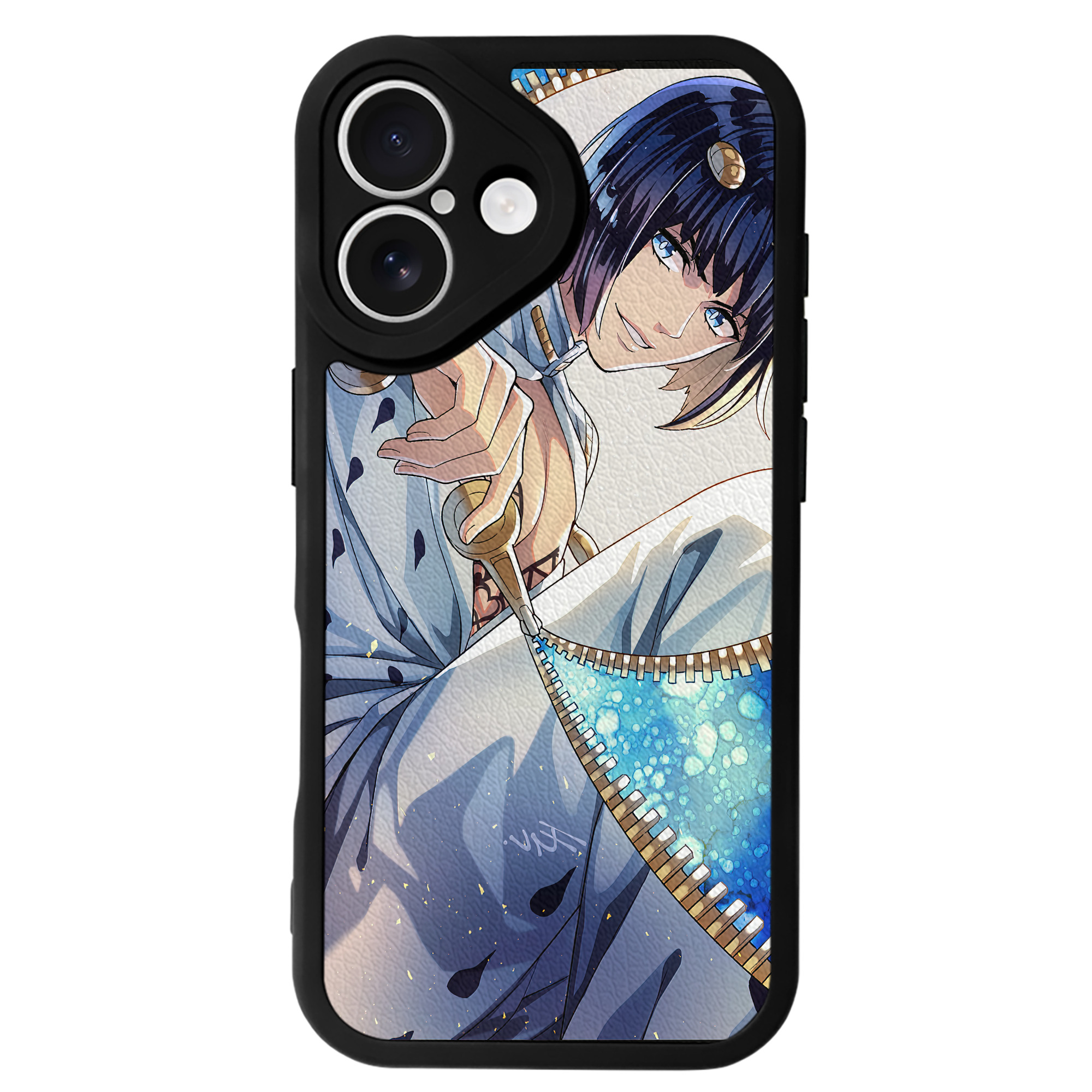 （画像用） ジョジョの奇妙な冒険 JoJo's Bizarre Adventure 【iPhone 16シリーズ対応】シリコンスマホケース（レザー調） 材質：シリコン